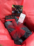 Dorothy's Ruby Red Ombre' Rockstar Swarovski Crystal Platform Flip Flops by Sparkle Steps