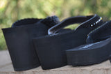 Diamond Diva's Swarovski Crystal (Flats) Flip-flop Sandals by Sparkle Steps