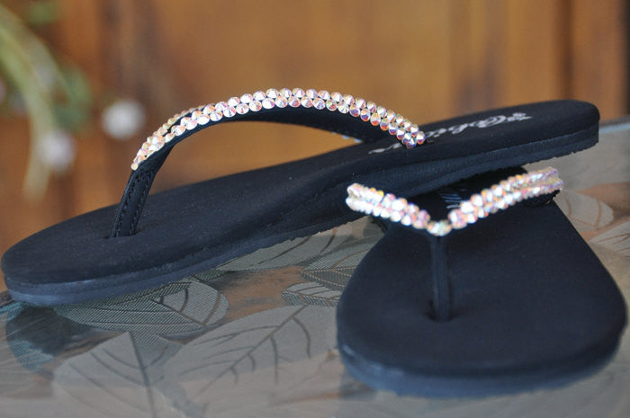 Swarovski 2025 sandals flats